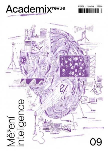 obálka časopisu ACADEMIX (09) 2/2024 Měření inteligence