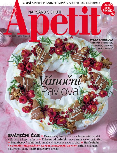 obálka časopisu Apetit 12/2025