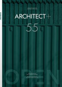 obálka časopisu ARCHITECT+ (55) 6/2025