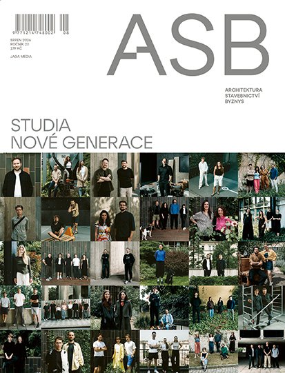 obálka časopisu ASB speciál speciál TOP 30 architektonických studií 2/2026