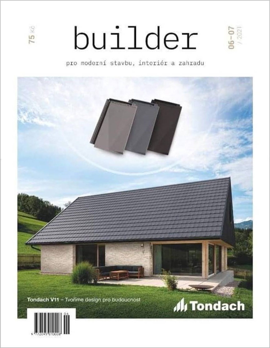 obálka časopisu builder 6-8/2021