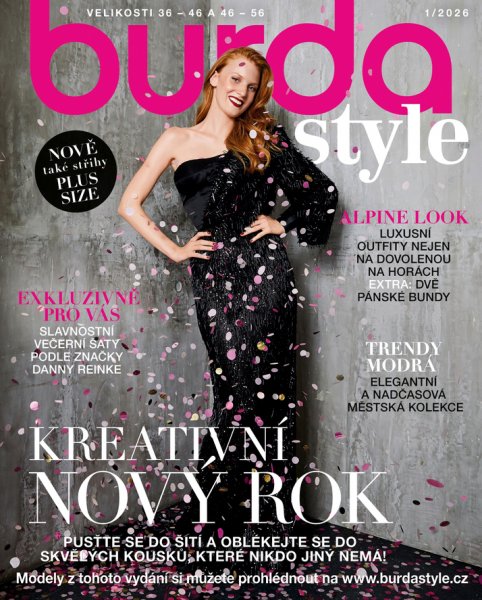 obálka časopisu Burda Style 1/2026