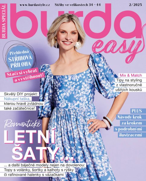 obálka časopisu Burda Style Easy 2/2025