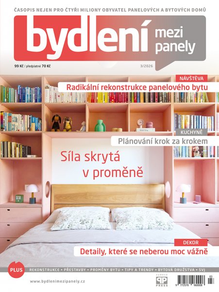 obálka časopisu Bydlení mezi panely 3/2026