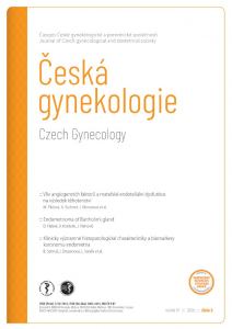 obálka časopisu Česká gynekologie  2/2026