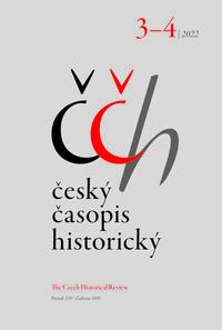 obálka časopisu Český časopis historický 3-4/2022