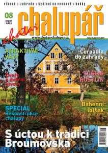 obálka časopisu Chatař chalupář 8/2023