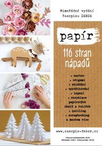 obálka časopisu Dekor speciál Papír