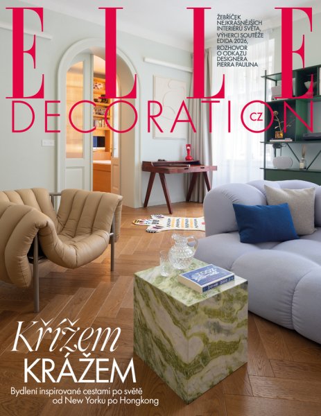 obálka časopisu Elle Decoration 1/2026