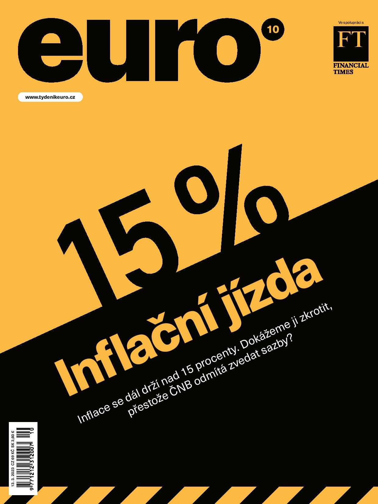 obálka časopisu EURO 10/2023