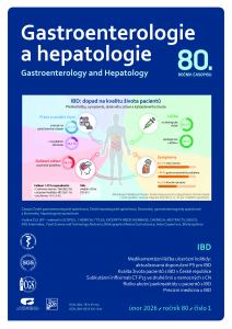 obálka časopisu Gastroenterologie a hepatologie  1/2026