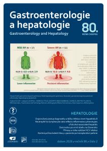 obálka časopisu Gastroenterologie a hepatologie  2/2026