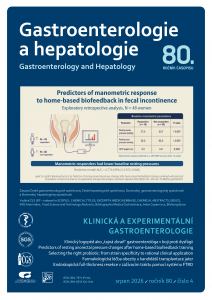 obálka časopisu Gastroenterologie a hepatologie  4/2026
