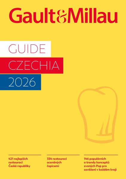 obálka časopisu Gault&Millau - Kniha 2026 Gault&Millau 602 Kč (včetně poštovného) 