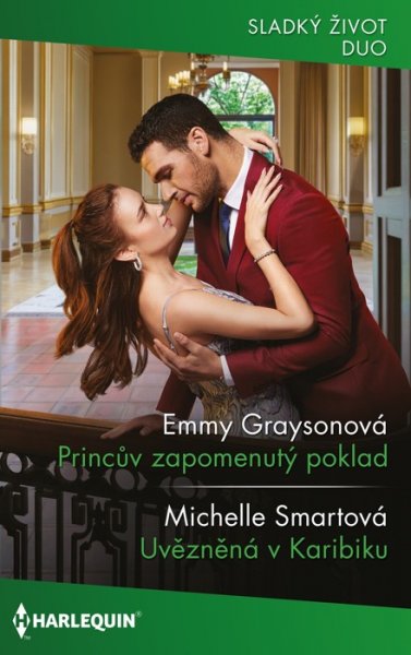 Princův zapomenutý poklad (Emmy Graysonová) - Po nehodě a následné amnézii ví Julius jedinou věc – objednal si diamantový zásnubní prsten za milion. A má to něco společného jakousi Esmeraldou. Její jméno mu ovšem něco říká! A když ji najde, vzpomene si ještě na jednu věc. Na tu touhu, která mezi nimi planula... 
Postupně se začíná dozvídat, že to, co se mezi nimi odehrálo, bylo krajně nevhodné – a proto Esme odešla. Julius je totiž princ... a Esmeralda byla jenom jeho osobní strážkyně! 
 
Uvězněná v Karibiku (Michelle Smartová) - Emily připomínala vichřici, uragán, který všechno smete. To miliardář Paša pochopil během pár minut. A teď se právě Emily rozhodla, že Paša je její nepřítel. A že pokud neudělá, co po něm chce, co jí dluží, zničí nejdůležitější obchod jeho života! 
Jenže Paša se nedostal tam, kde je, náhodou. A i na tu komplikaci zná řešení... 
A tak se uragán-Emily ocitne uvězněna na ostrově v Karibiku. Ale co když přijde opravdový uragán? 
 
 
Kat. číslo: 419 J 07/26  
Rozsah: 320 stran  
Cena: 150 Kč  
Cena pro vás: 139 Kč