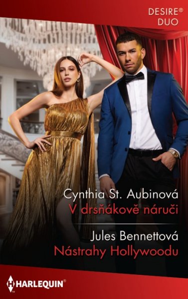 V drsňákově náruči (Cynthia St. Aubinová) - Marlowe je bohatá dědička rodinného impéria a Law Renaud drsňák, který se neumí pohybovat ve vybrané společnosti. Už jen to, že se potkali, byl malý zázrak. A co následovalo, bylo jako horská bouře, tobogán emocí a sexu. Bylo by to doslova fantastické, nebýt toho, že Marlowe přijela do Lawovy palírny dělat audit. A navíc měla poručeno od svého otce, aby nevyzněl nejlépe. 
 
Nástrahy Hollywoodu (Jules Bennettová) - Úspěšný a charismatický režisér Anthony Price patřil mezi hollywoodské celebrity. Šel z jednoho natáčení do druhého, sbíral ceny na festivalech, provázel ho obdiv davů a doma na něj čekala krásná a milující Charlotte. Po devíti letech manželství však Charlotte od Anthonyho odešla. Pro slavného režiséra to bylo tvrdé procitnutí. Rozhodl se o Charlotte bojovat, ale věděl, že ho čeká těžký úkol – nechtěl ji totiž jen svést, přál si, aby se do něj jeho žena znovu zamilovala... 
 
 
Kat. číslo: 1345 O 08/26  
Rozsah: 320 stran  
Cena: 150 Kč  
Cena pro vás: 139 Kč