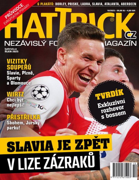 obálka časopisu Hattrick  10/2025