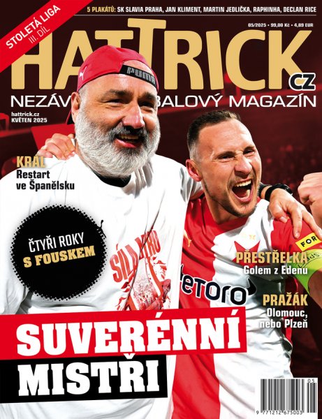 obálka časopisu Hattrick + speciály 5/2025