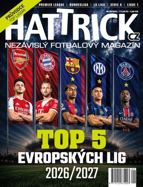 obálka časopisu Hattrick + speciály 8-9/2026