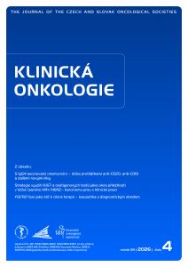 obálka časopisu Klinická onkologie  4/2026 + Supplementum Prevence 
