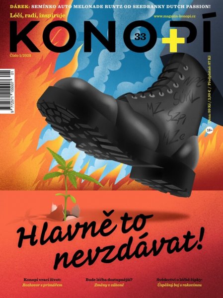 obálka časopisu Konopí (33) 1/2025