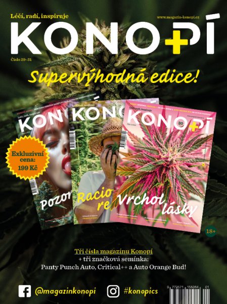 obálka časopisu Konopí TRIPACK  TRIPACK 2025