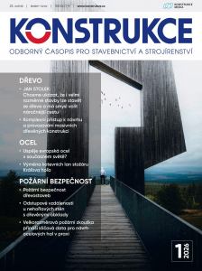 obálka časopisu Konstrukce 1/2026