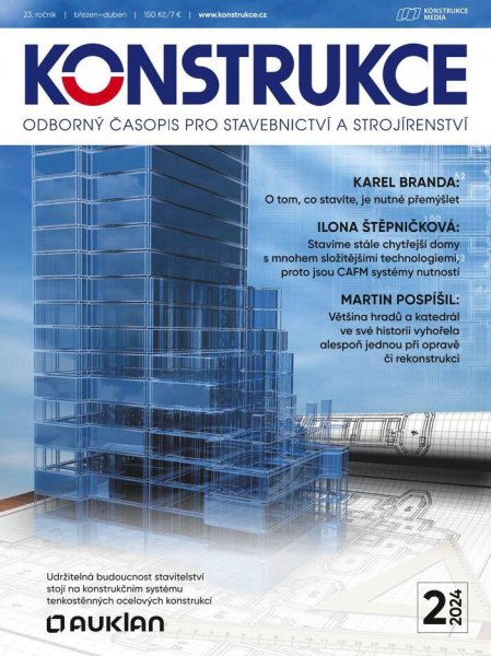 obálka časopisu Konstrukce 2/2024