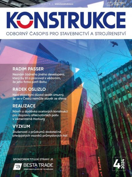 obálka časopisu Konstrukce 4/2024