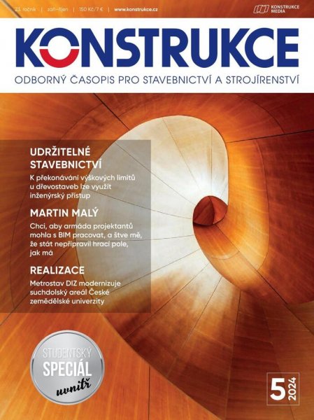 obálka časopisu Konstrukce 5/2024