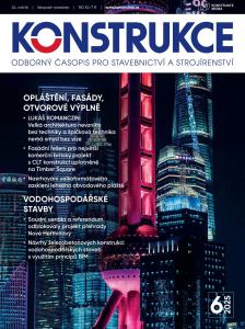 obálka časopisu Konstrukce 6/2025