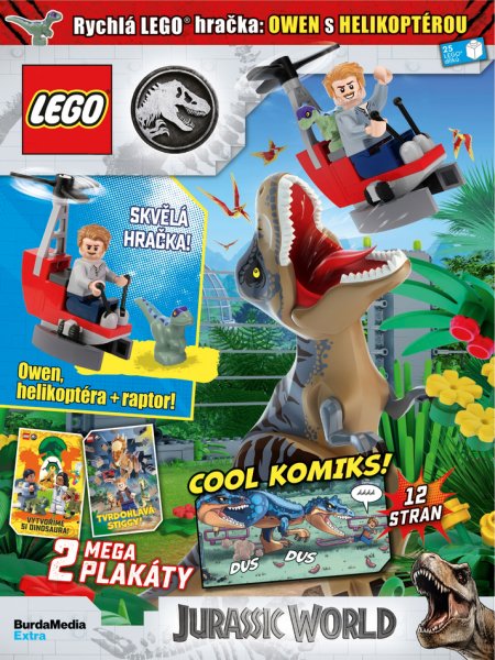 obálka časopisu LEGO&reg; Jurassic World&trade; 2/2025