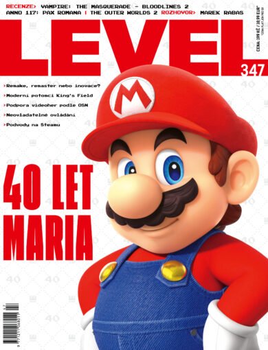 obálka časopisu Level 347/2025