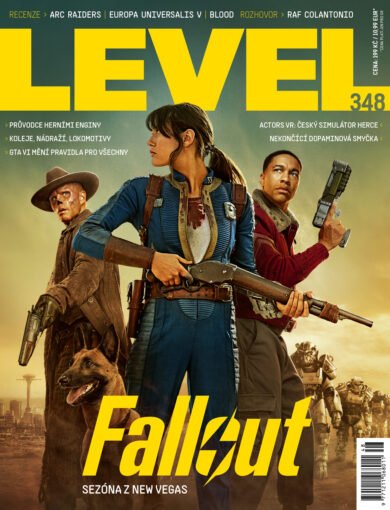 obálka časopisu Level 348/2025