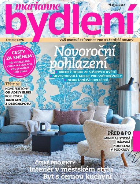 obálka časopisu Marianne Bydlení 1/2026