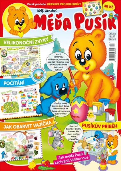 obálka časopisu Méďa Pusík 4/2025