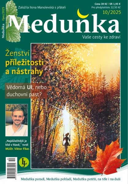 obálka časopisu Meduňka 10/2025