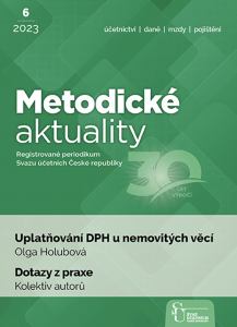 obálka časopisu Metodické aktuality 6/2023