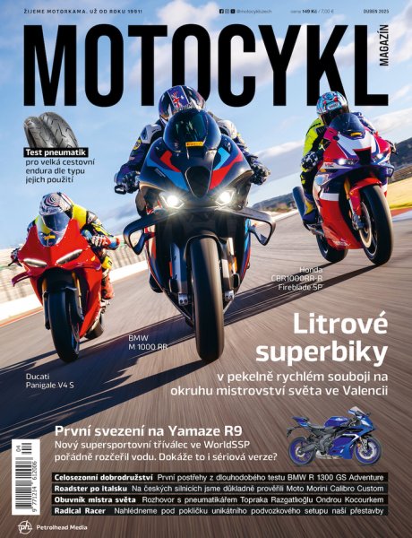 obálka časopisu Motocykl 4/2025