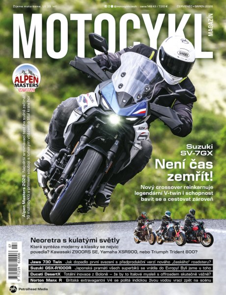 obálka časopisu Motocykl 7-8/2026