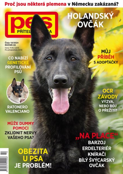 obálka časopisu Pes přítel člověka 10/2024
