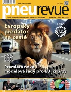 obálka časopisu Pneu revue 1/2025