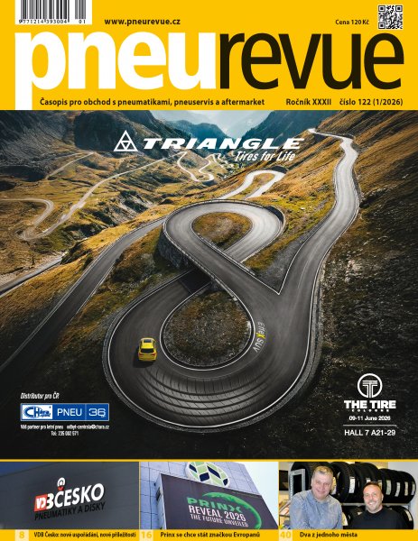 obálka časopisu Pneu revue 1/2026