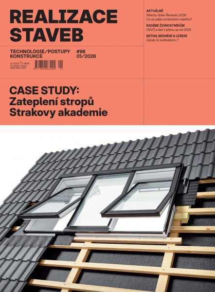obálka časopisu Realizace staveb 1/2026