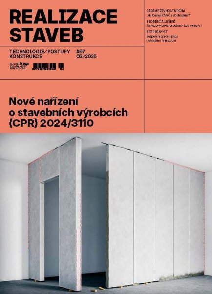 obálka časopisu Realizace staveb 5/2025