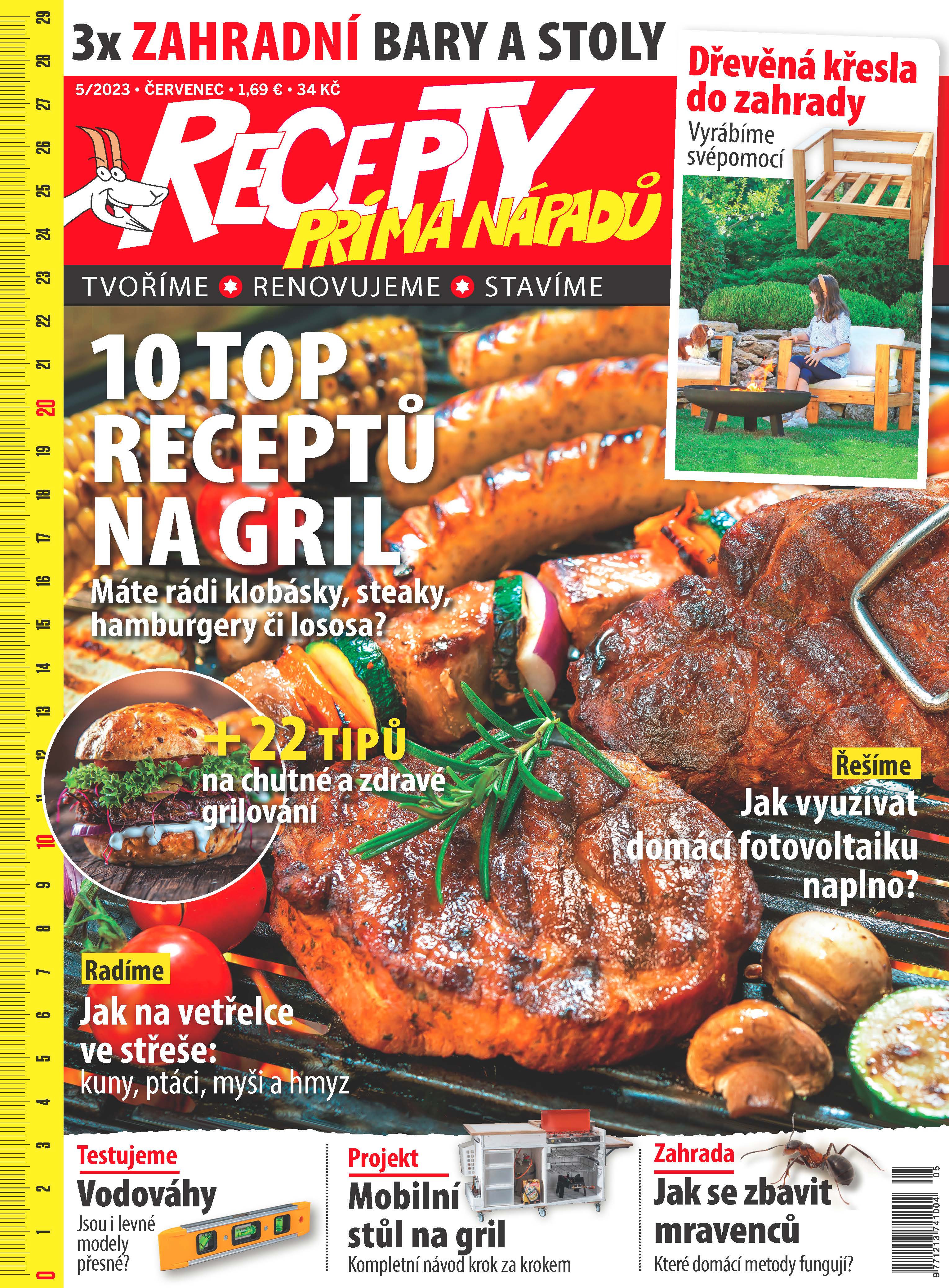 obálka časopisu Recepty prima nápadů 5/2023