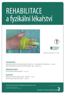 obálka časopisu Rehabilitace a fyzikální lékařství  2/2024