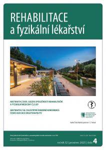 obálka časopisu Rehabilitace a fyzikální lékařství  4/2025
