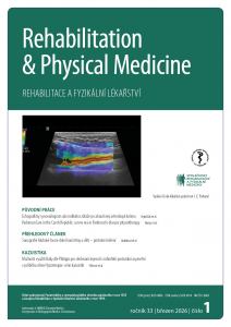 obálka časopisu Rehabilitation & Physical Medicine  1/2026