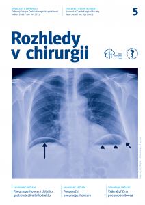 obálka časopisu Rozhledy v chirurgii  5/2026